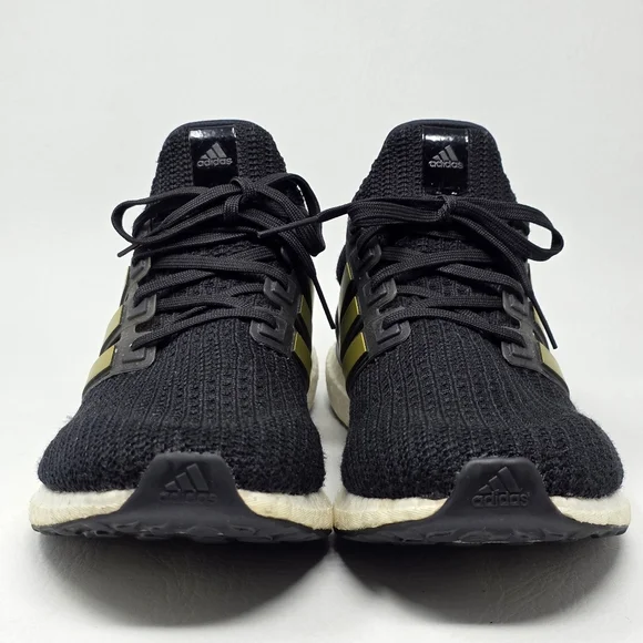 Adidas UltraBoost 4.0 Mens Sz 8.5 DNA Running Shoes Black Gold FY9316  Pre-owned